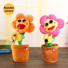 Load image into Gallery viewer, Sunflower singer with saxophone, funny toy