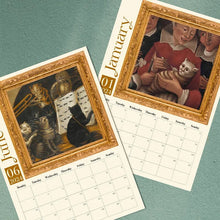 Load image into Gallery viewer, Weird Medieval Cats Calendar 2024