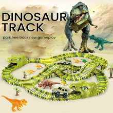 Load image into Gallery viewer, Dinosaur Track Set Toy