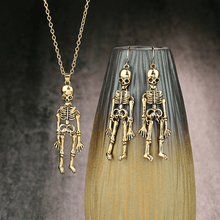 Load image into Gallery viewer, Retro Skeleton Man Necklace