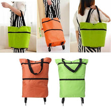 Load image into Gallery viewer, 2 In 1 Foldable Shopping Cart