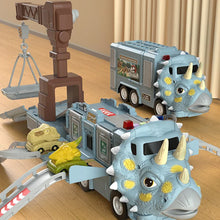 Load image into Gallery viewer, 🦖New Dinosaur Transforming Engineering Truck Track Toy Set