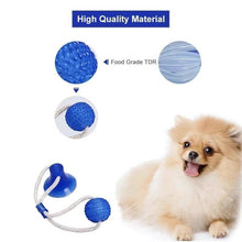 Load image into Gallery viewer, Dog Bite Toy Interactive food leaker toy with Suction Cup