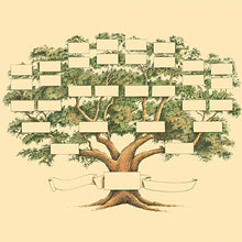 Load image into Gallery viewer, Family Tree Genealogy Diagram