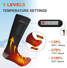 Load image into Gallery viewer, Rechargeable Electric Heated Socks
