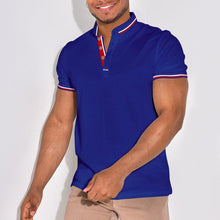 Load image into Gallery viewer, Lapel Collar Solid Color POLO Shirt