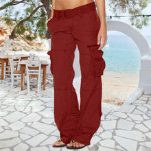 Load image into Gallery viewer, Multi-pocket Cargo Pants