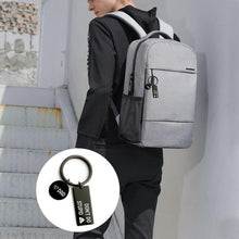 Load image into Gallery viewer, Double Sides Engraved Black Keychain