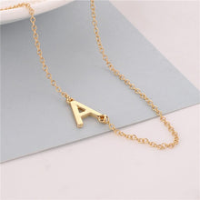 Load image into Gallery viewer, Initial Bezel Diamond Necklace