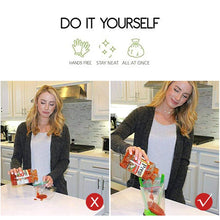Load image into Gallery viewer, Hands-Free Food Storage Bags Clip Racks Holder