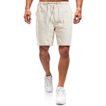 Load image into Gallery viewer, Lockere Freizeitshorts aus Leinen für Herren