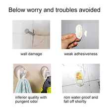 Load image into Gallery viewer, Hirundo® Waterproof Reusable Seamless Sticky Transparent Frosted Hooks