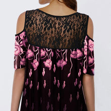 Load image into Gallery viewer, Summer Lace Printed T-shirt for Ladies