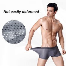 Load image into Gallery viewer, Breathable Men Ice Silk Boxer, Honeycomb Ventilation Design