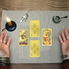 Load image into Gallery viewer, 🔮Explore the Mystical World of Tarot Gold Foil Tarot🔮