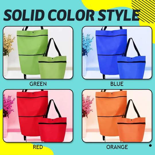 2 In 1 Foldable Shopping Cart