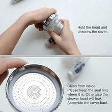 Load image into Gallery viewer, 3 Mode High-Pressure Ionic Filtration Water Saving Shower Head