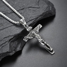 Load image into Gallery viewer, Titanium Steel Crucifix Necklace