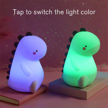 Load image into Gallery viewer, Rechargeable Dinosaur Night Light