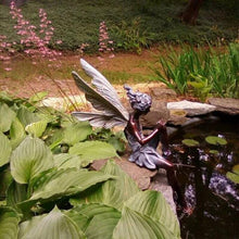 Load image into Gallery viewer, Sitting Fairy Garden Statue