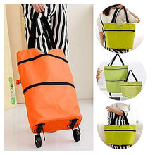 Load image into Gallery viewer, 2 In 1 Foldable Shopping Cart