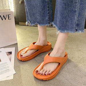 Soft Bottom Thickened Simple Beach Sandals