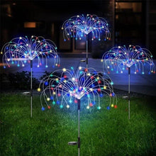Load image into Gallery viewer, Waterproof  Solar Garden Fireworks Lamp