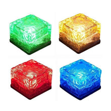 Load image into Gallery viewer, Solar Powered Brick Shape Path Light