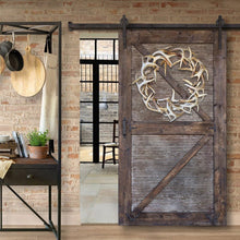 Load image into Gallery viewer, Rustic Farmhouse Antler Wreath