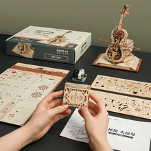 Load image into Gallery viewer, Valentine&#39;s Day Pre-Sale 50% OFF- Wooden Assembled Cello Music Box