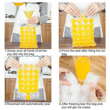 Load image into Gallery viewer, Self-Sealing Ice Cube Shaped Bags