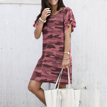 Load image into Gallery viewer, Camo Print Dress