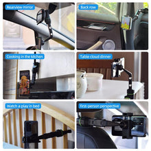 Load image into Gallery viewer, Multifunctional Rearview Mirror Phone Holder