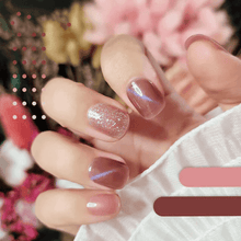 Load image into Gallery viewer, Mysterious Cat Eye Nail Patch with Jelly Gum (24PCS)