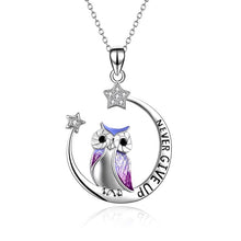 Load image into Gallery viewer, 🦉Never Give Up Inspiration Necklace