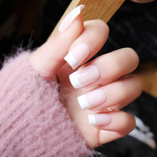 Load image into Gallery viewer, Glue-On French Manicure Nails Kit (100 pcs)