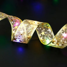 Load image into Gallery viewer, Christmas Ribbon Fairy Lights