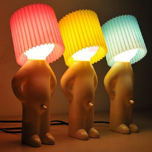 👦💡A Little Shy Man Creative Lamp