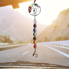 Load image into Gallery viewer, 7 Chakra Stone Healing Crystal Tree of Life Decoration