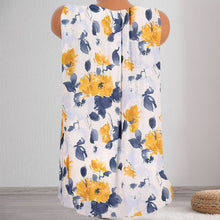 Load image into Gallery viewer, Loose Floral Print V-Neck Tank Top T-Shirt