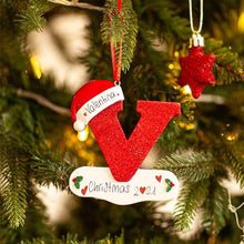 Load image into Gallery viewer, Personalized Christmas 24 Letter Ornaments