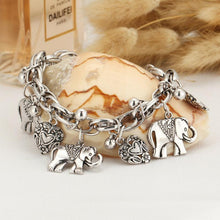 Load image into Gallery viewer, Handmade-Vintage Elephant Anklet