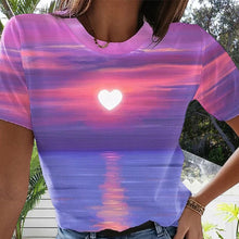 Load image into Gallery viewer, Women's Casual Weekend 3D Printed Painting T-shirt