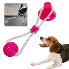 Load image into Gallery viewer, Dog Bite Toy Interactive food leaker toy with Suction Cup