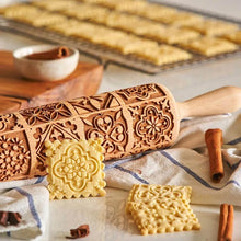 Load image into Gallery viewer, Christmas Reindeers Rolling Pin