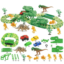 Load image into Gallery viewer, Dinosaur Track Set Toy