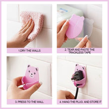 Load image into Gallery viewer, Punch-free Bear Hook(4 PCS)