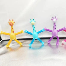 Load image into Gallery viewer, Telescopic suction cup giraffe toy