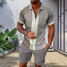 Load image into Gallery viewer, Men&#39;s Casual Printed Polo Suit