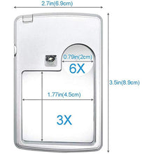 Load image into Gallery viewer, LED Card Type Magnifier for Reading